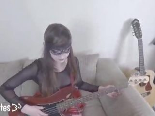 Preview&colon; ilus emo guitar õppetund raske anaal ja sööb sperma