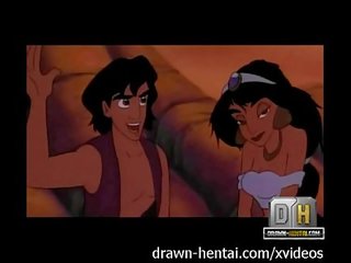 Aladdin פורנו - חוף xxx סרט עם יַסמִין